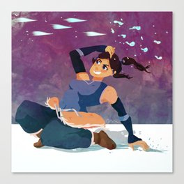 Korra the BAMF Canvas Print