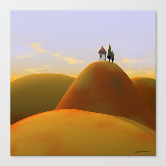 Toscana Two (part of diptych) Canvas Print
