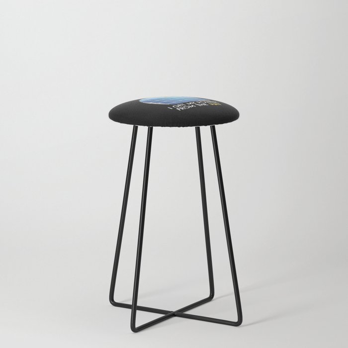 Power From The Sun Solar Photovoltaic Counter Stool