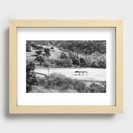 Horse Ranch Recessed Framed Print