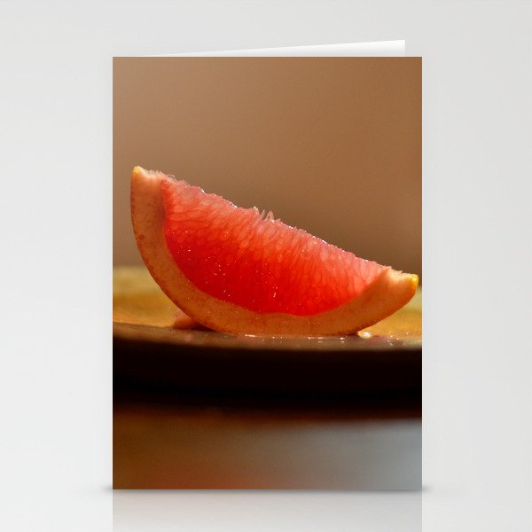 grapefruit slice Stationery Cards