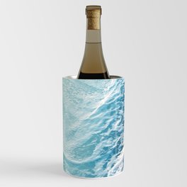 Soft Turquoise Ocean Dream Waves #1 #water #decor #art #society6 Wine Chiller