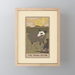 The Trash Eater Framed Mini Art Print