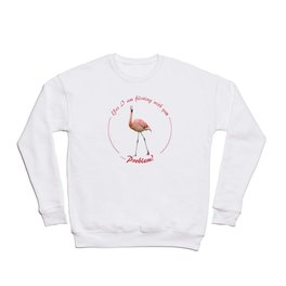 Flirting Flamingo Crewneck Sweatshirt
