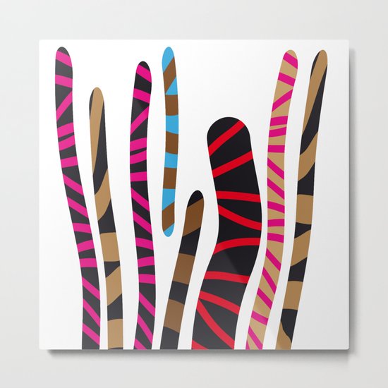 colored sticks 2 Metal Print