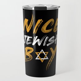 Nice Jewish Boy Jew Menorah Happy Hanukkah Travel Mug