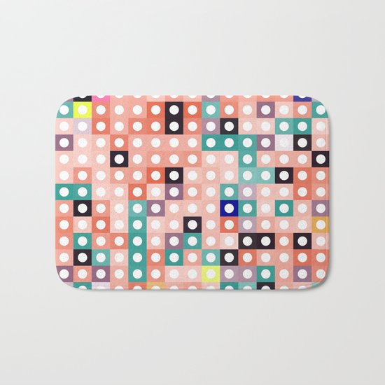 square dance Bath Mat