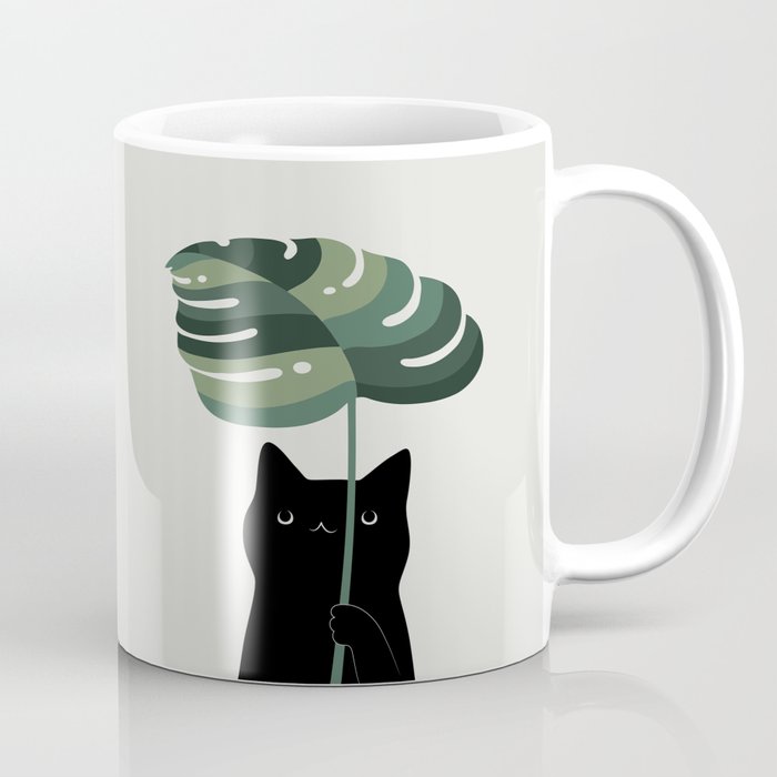 Cat and Plant 16 Coffee Mug