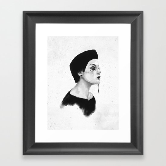 rainy day Framed Art Print