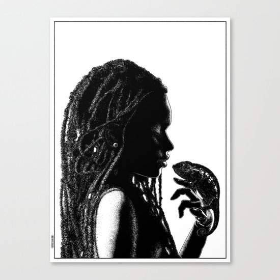 asc 659 La transformation (An african tale) Canvas Print