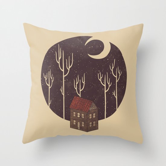 At Night Throw Pillow