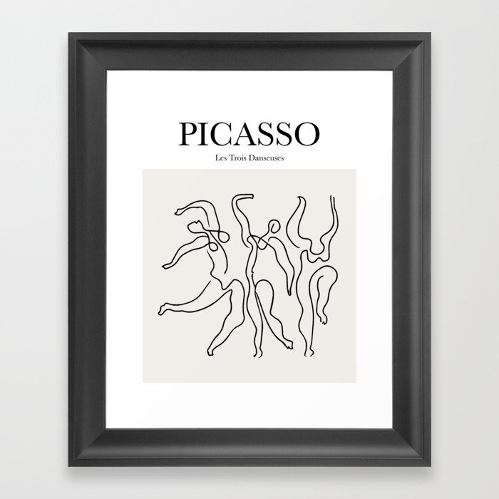 Picasso - Les Trois Danseuses Framed Art Print