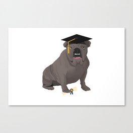 Bulldog Graduation Canvas Print