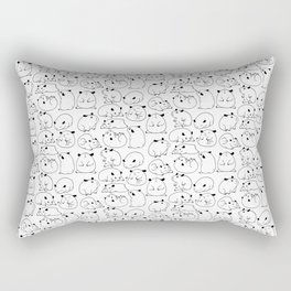 Hamster Blobs Rectangular Pillow