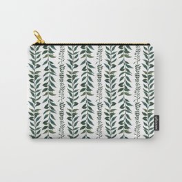 Climbing Vine Pattern Carry-All Pouch | Woods, Watercolor, Green, Calming, Watercolorleaves, Leaves, Pattern, Greenwatercolor, Vinepattern, Leafy 