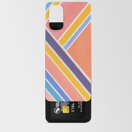 Tangerine Stripes Android Card Case