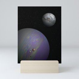 Hot Jupiter with Moons Mini Art Print