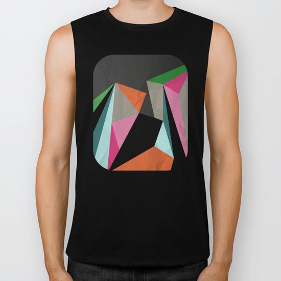 Geometric#21 Biker Tank