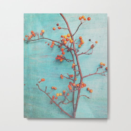 She Hung Her Dreams on Branches Metal Print