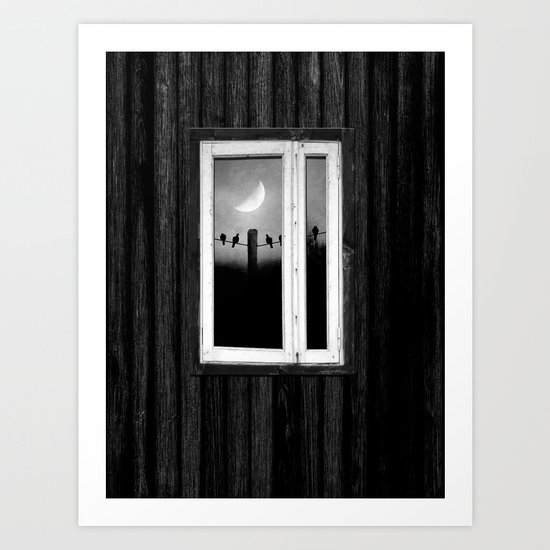 Minimal B&W I Art Print