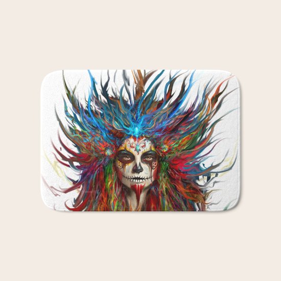 Memento Mori Bath Mat