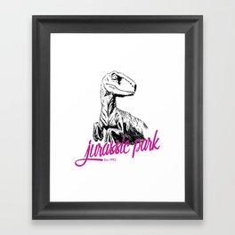 Jurassic Park Est. 1993 Framed Art Print
