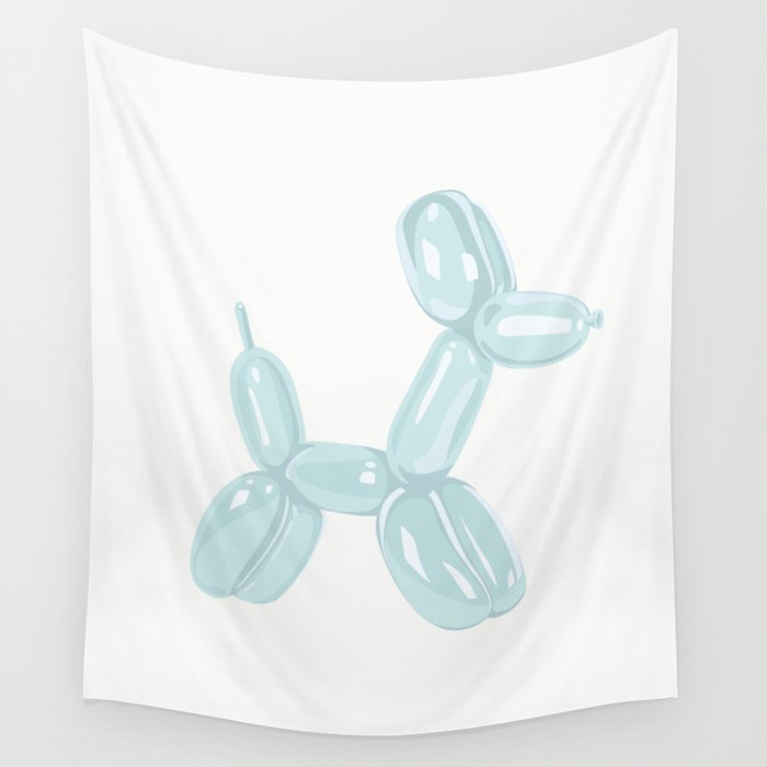 Balloon Dog - Mint Wall Tapestry