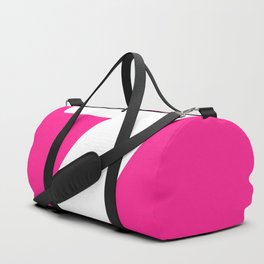 7 (White & Dark Pink Number) Duffle Bag