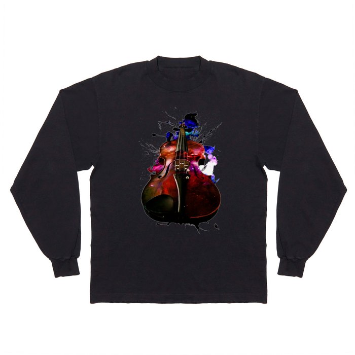 violin nebula Long Sleeve T Shirt