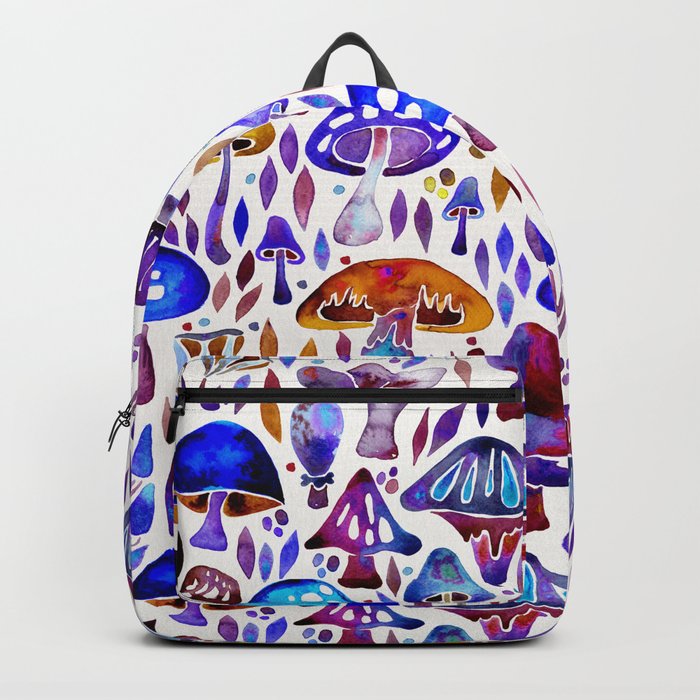 Mushroom Magic – Indigo Backpack