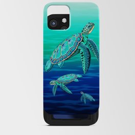 Sea Turtle Turquoise Oceanlife iPhone Card Case
