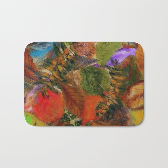Autumn Leaf Fall 2 Bath Mat