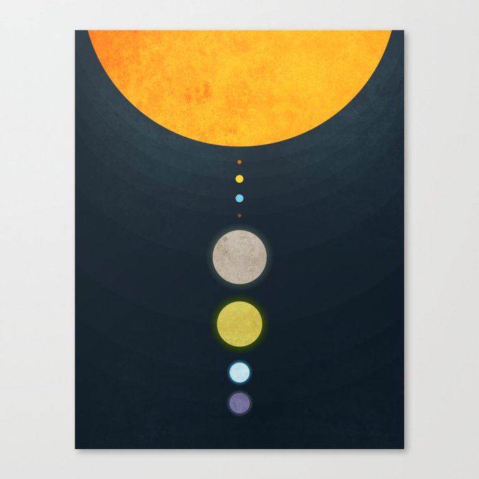 Our Planets Canvas Print