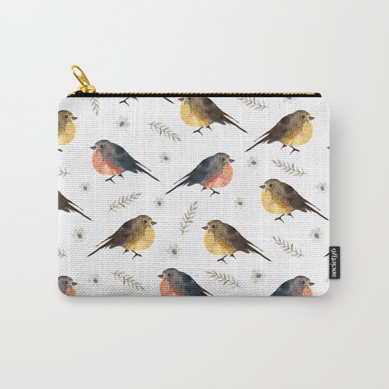 Watercolor birds Carry-All Pouch