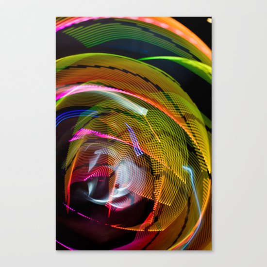 Experiments in Light Abstraction 3 Canvas Print