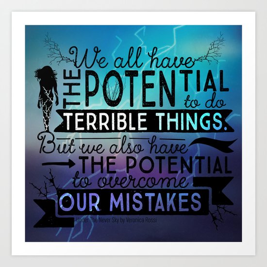 Under The Never Sky - Potential Art Print