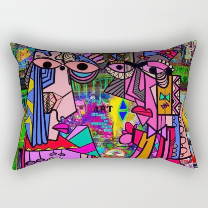 pop art Rectangular Pillow