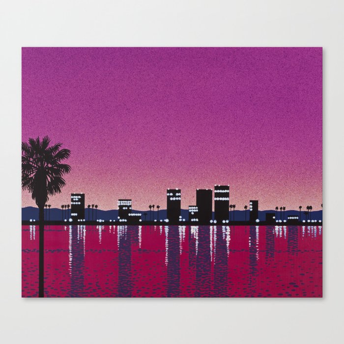 80'S City Pop Canvas Print