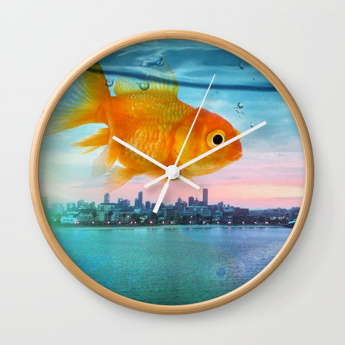 Tank with a view Wall Clock