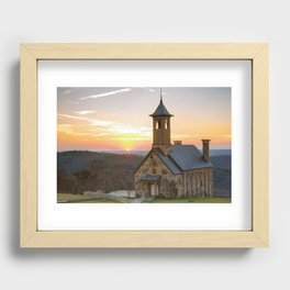 Sunset at Top of the Rock - Branson Missouri Recessed Framed Print