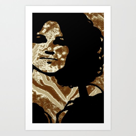 Gold Power Art Print