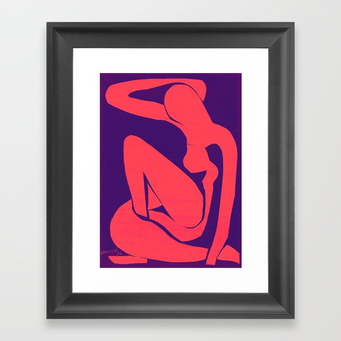 The Blue Nude in Sunset by Henri Matisse Framed Art Print