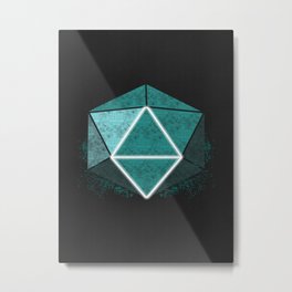 Icosahedron Metal Print