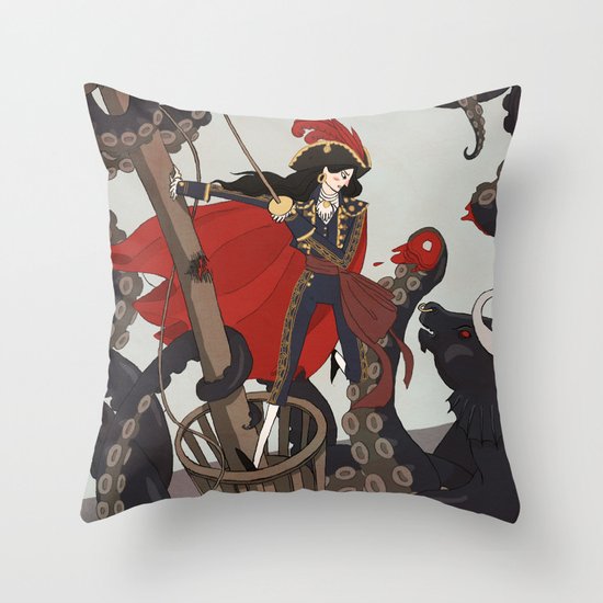 Nautical Matador Throw Pillow