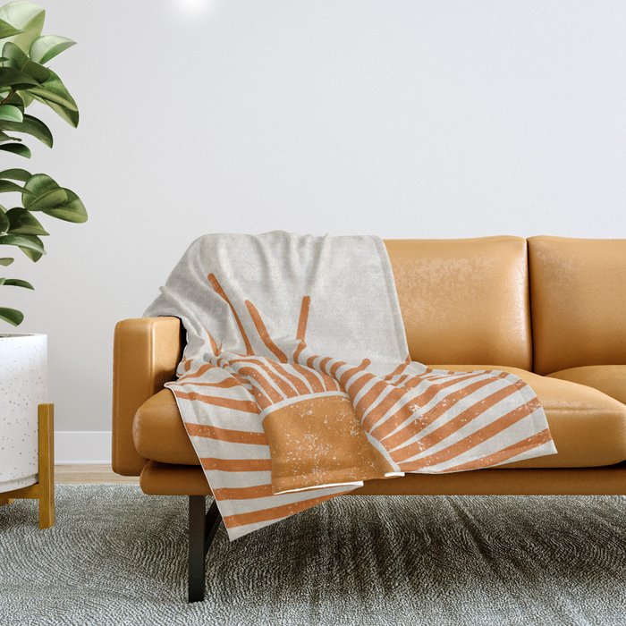 Burnt best sale orange blankets