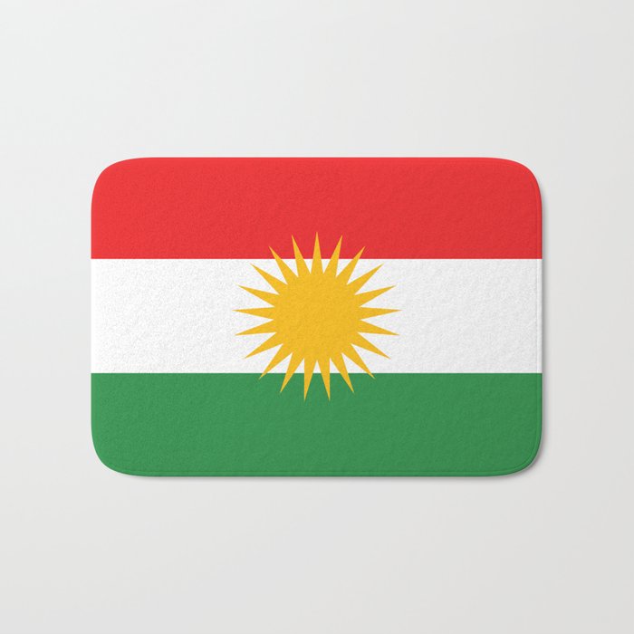 Flag of Kurdistan Bath Mat