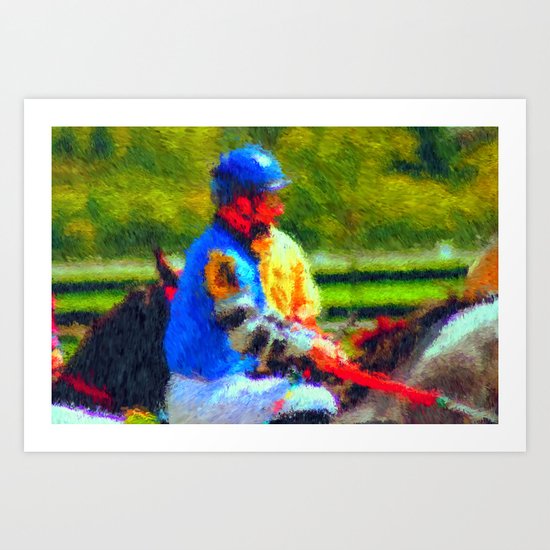 The Jockey Art Print