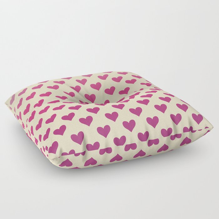 Retro Minimal Heart | Valentine’s Day Floor Pillow