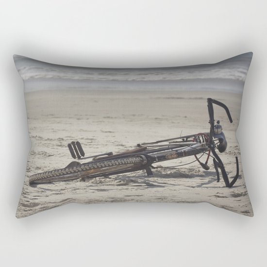 Lost Bicycle Rectangular Pillow