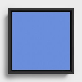 Dianella Blue Framed Canvas